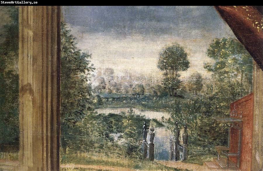 unknow artist Panorama of Part of Prince Henry-s Richmond Palace garden